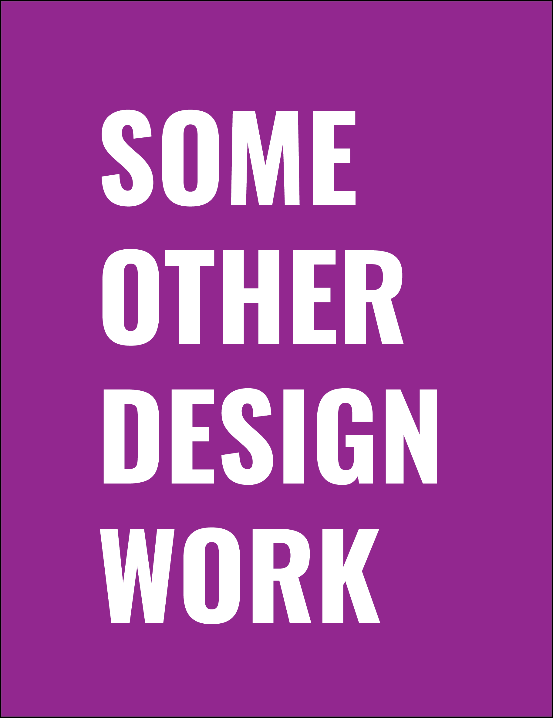 Design work